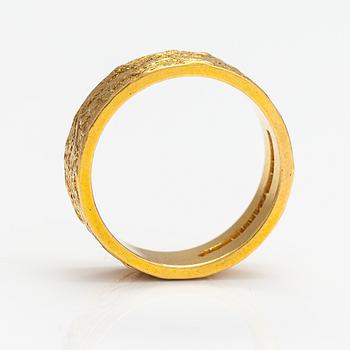 Björn Weckström, Ring "Lapp gold", 18K guld. Lapponia 1971.