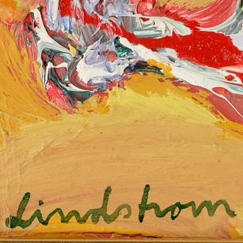 BENGT LINDSTRÖM. Olja på duk. Sign Lindström.