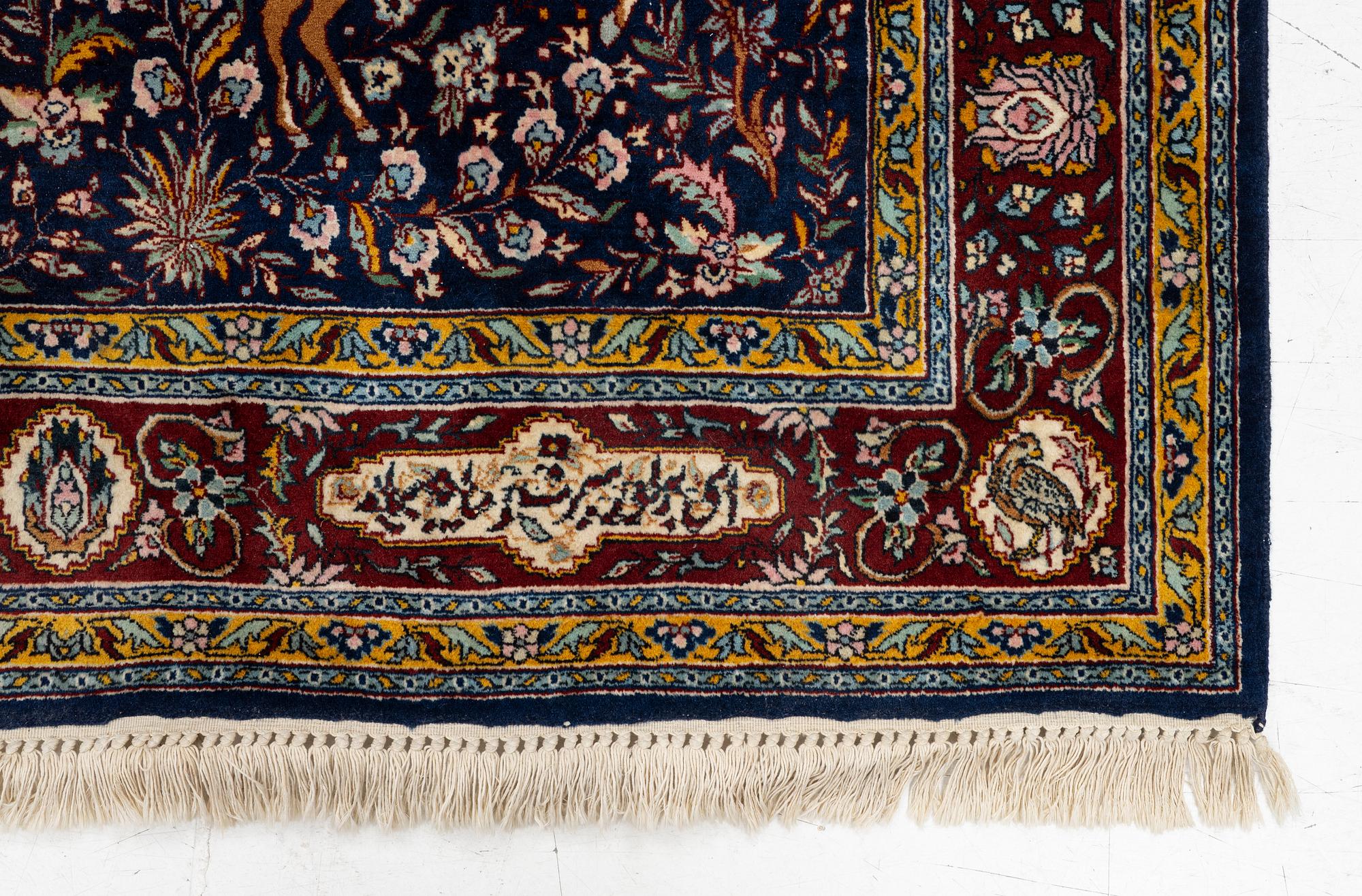 Rug, Ghom 215 x 138 cm.