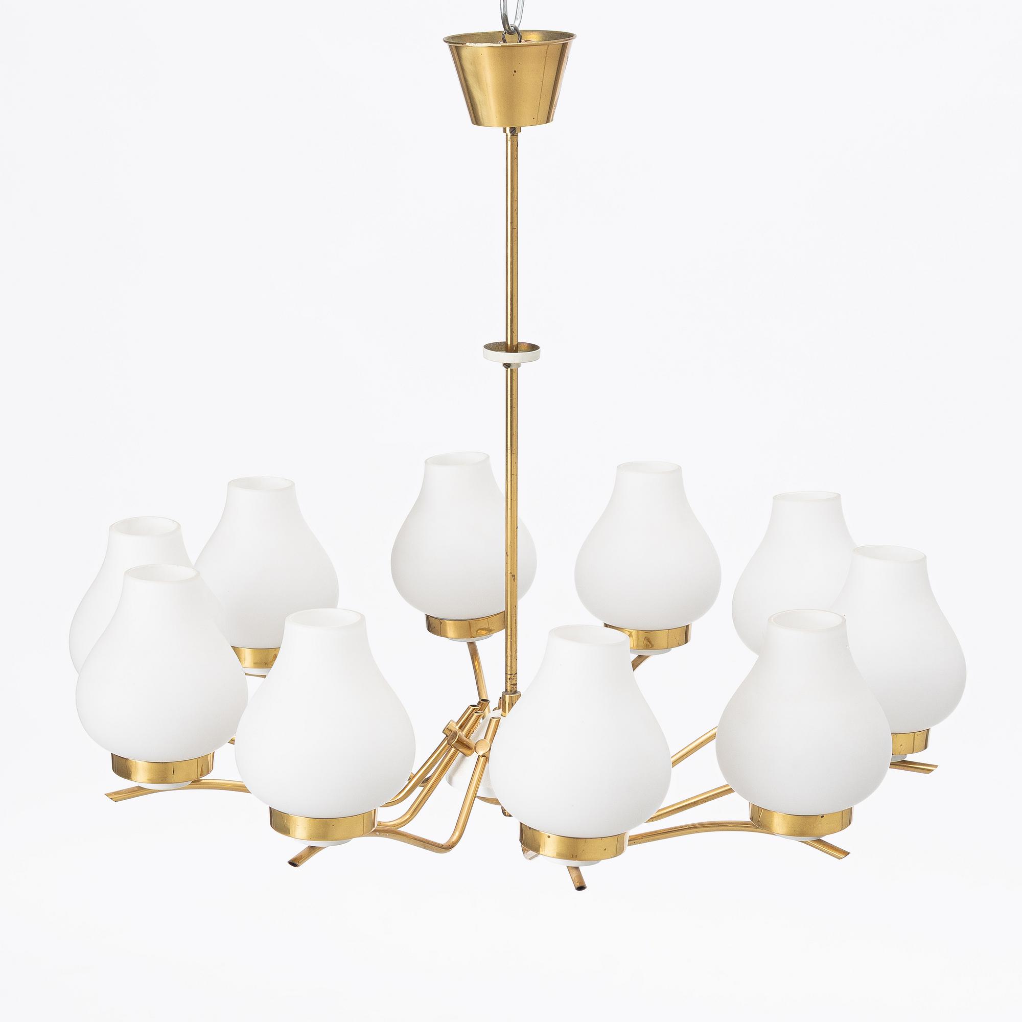 Ceiling lamp, 1950s-60s.