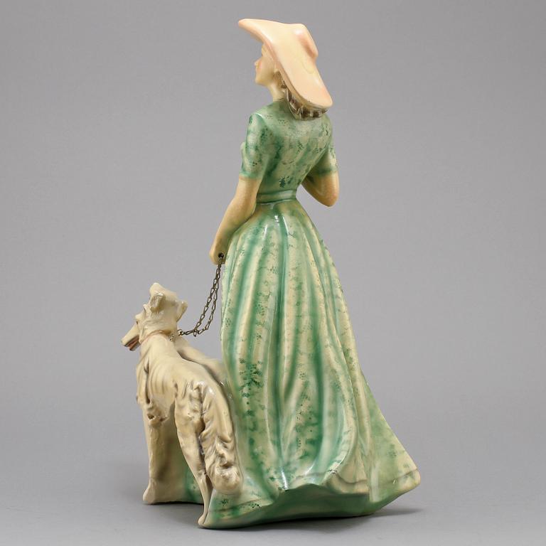 FIGURIN, gips, Bernardi Konstgjuteri, Göteborg, 1900-talets första hälft.