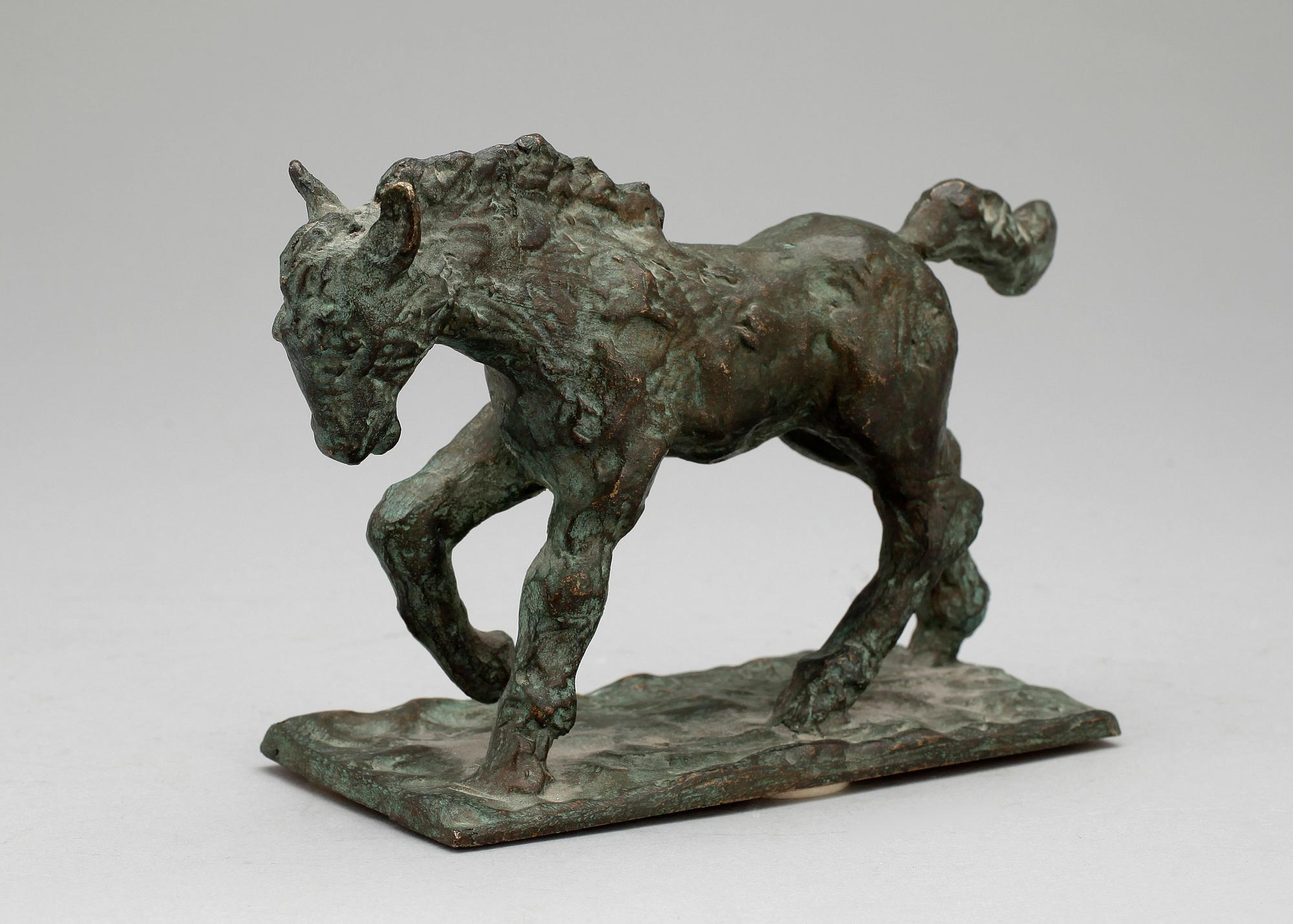 OKÄND KONSTNÄR, skulptur, brons.