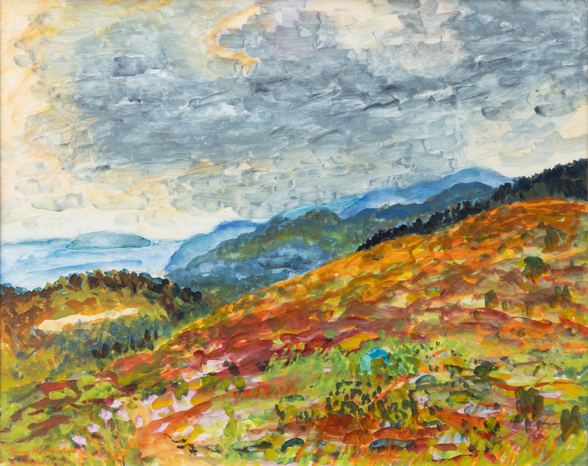 Thage Nordholm, Mountain Landscape, Autumn.