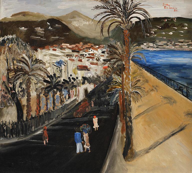 Sven X:et Erixson, "Promenade des Anglais i Nice".