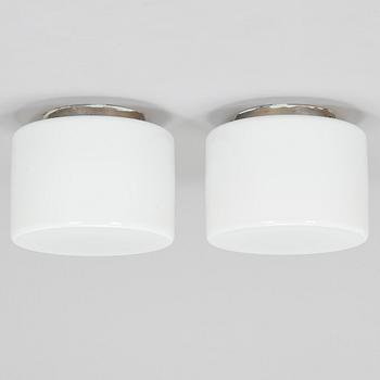 Paavo Tynell, a pair of 1930s '2028' ceiling lights for Taito.