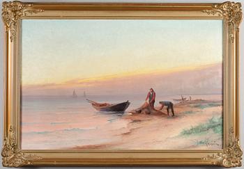 LUDVIG RICHARDE, olja på duk, signerad.
