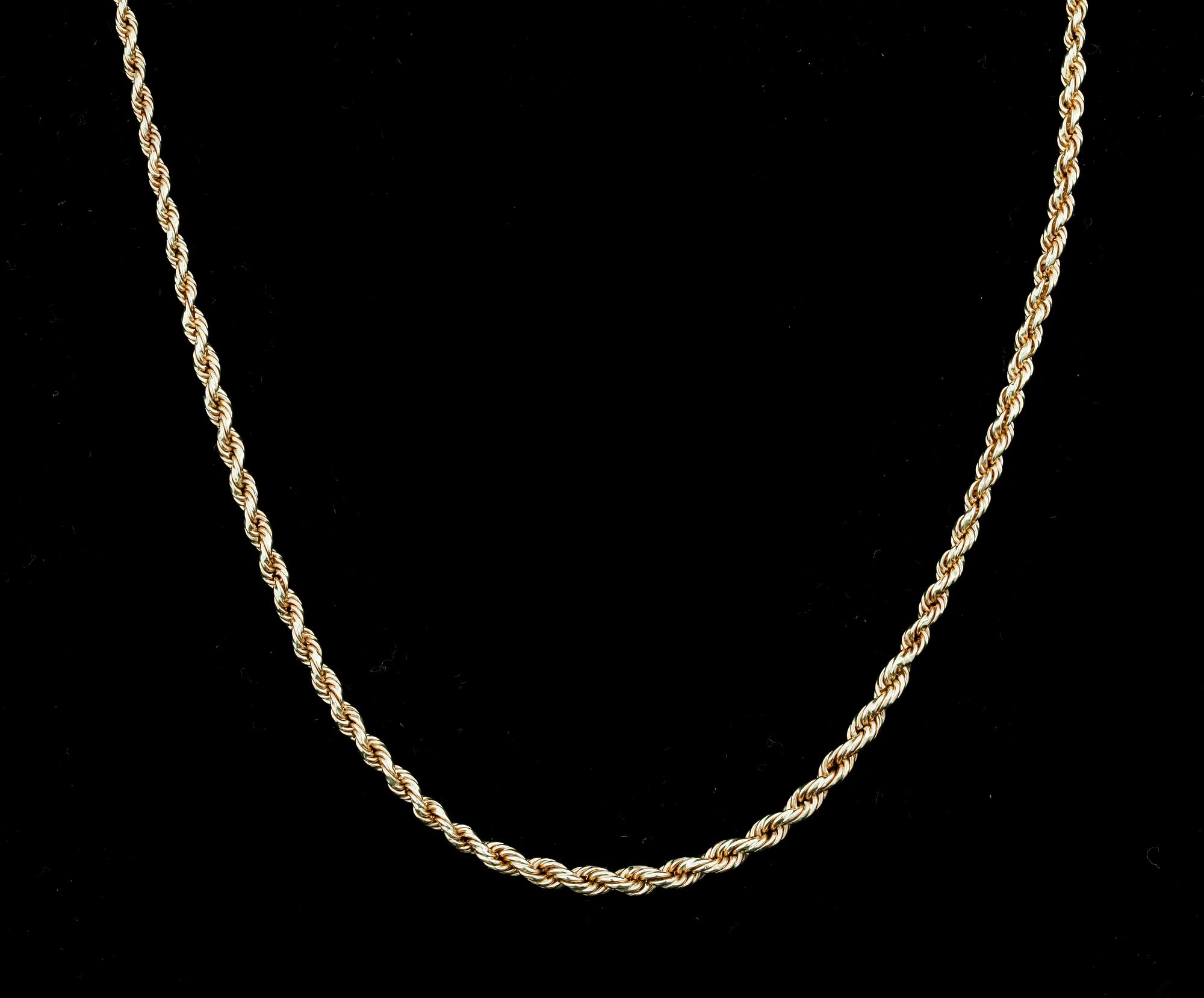 HALSKEDJA, Cordell, 18k guld. Vikt 4,6g.