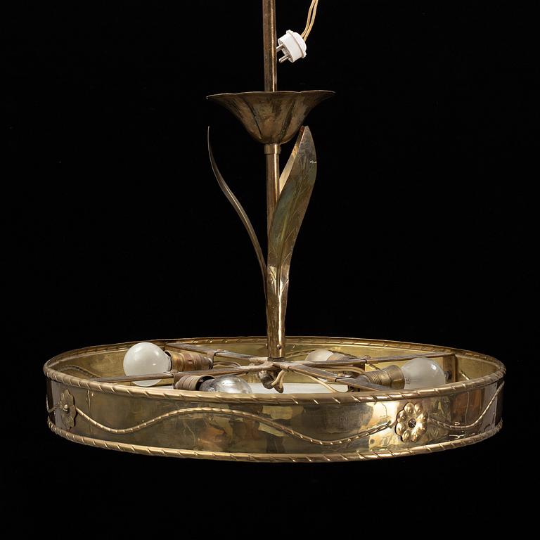 Lars Holmström, tillskriven, taklampa, Swedish Grace, sannolikt 1920-tal.