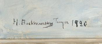 Hugo Backmansson, Näkymä Tangerista.