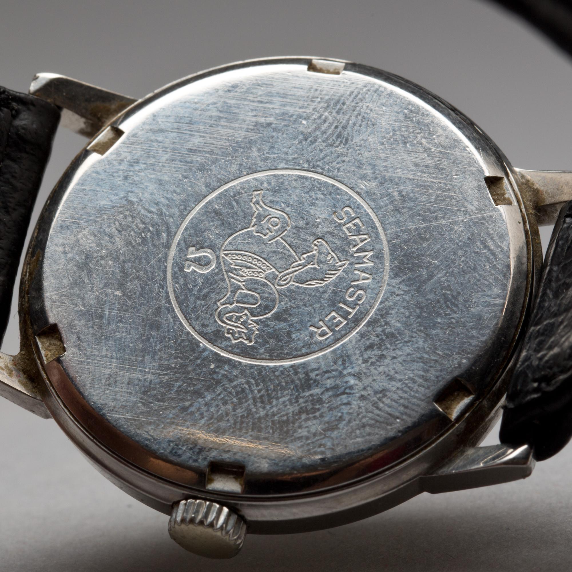 ARMBANDSUR, herr, stål "Seamaster", Omega, 1950/60-tal.