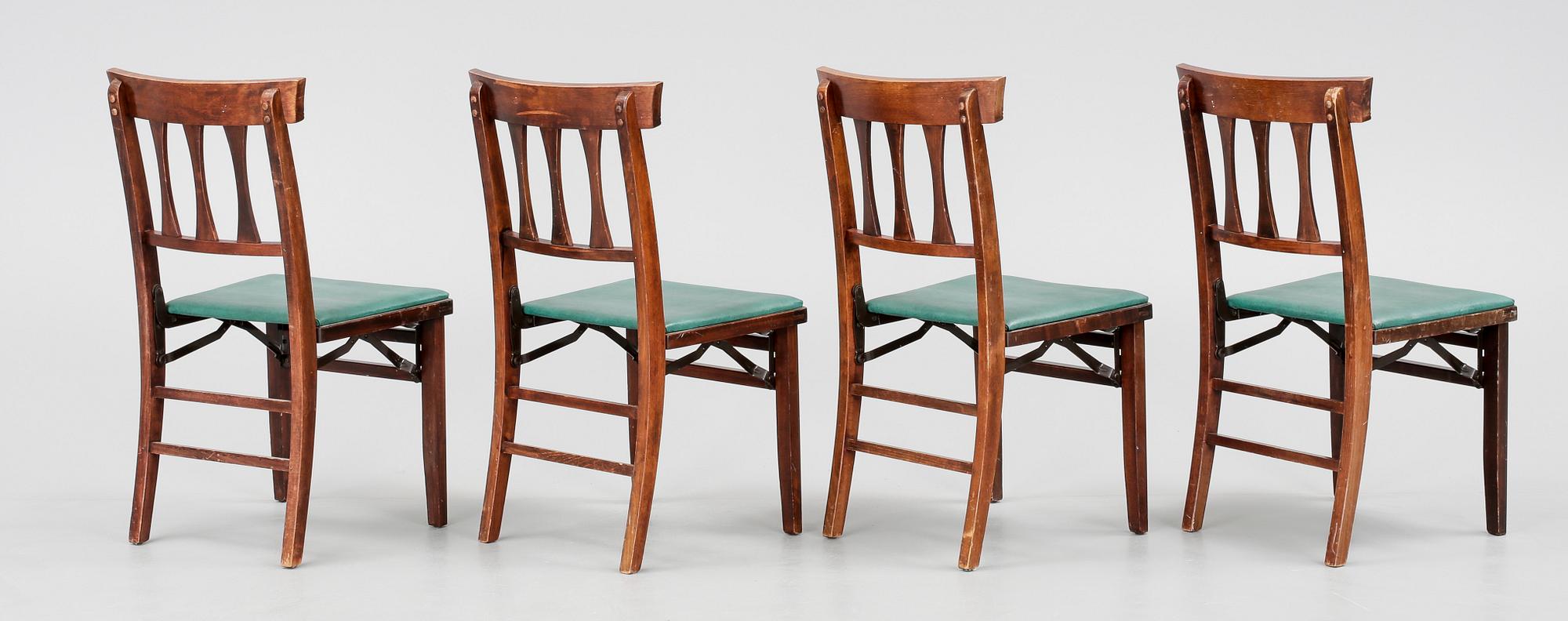 STOLAR, 4 st, Louis Rastetter & Sons Co, USA, 1900-talets första hälft.