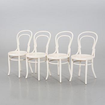 FOUR AUSRIAN FISCHEL BENtWOOD CHAIRS, late 19th or early 20th century.