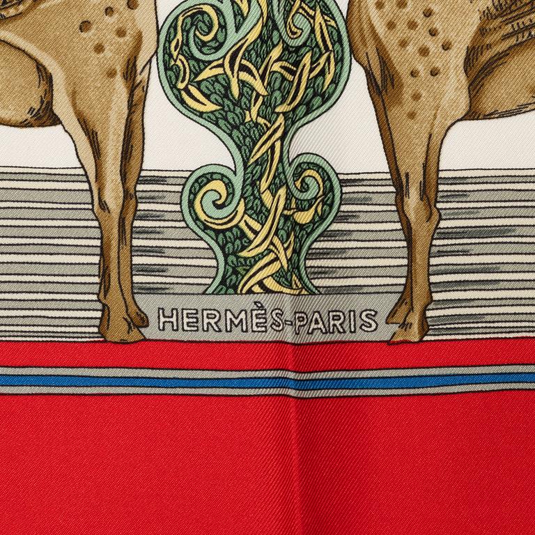 Hermés, scarf, "Au Fil de la Soie".