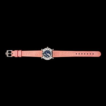 221. LADIES WRIST WATCH, Chopard, Happy sport, brilliant cut diamonds.
