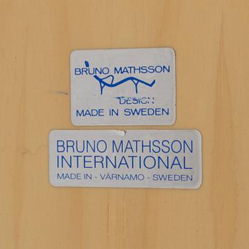 Bruno Mathsson, a birch-veneered dining table from Bruno Mathsson International.