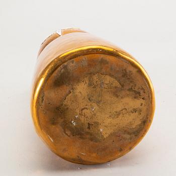 Würtembergische Metallwarenfabrik, a copper and enamel vase early 1900s.