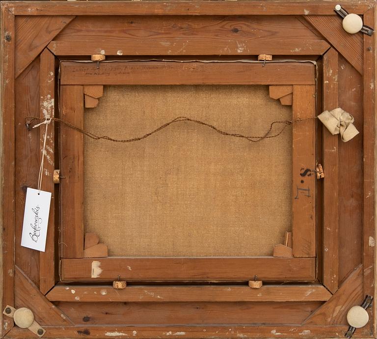 Johan von Holst, 1900,  vilande hund.