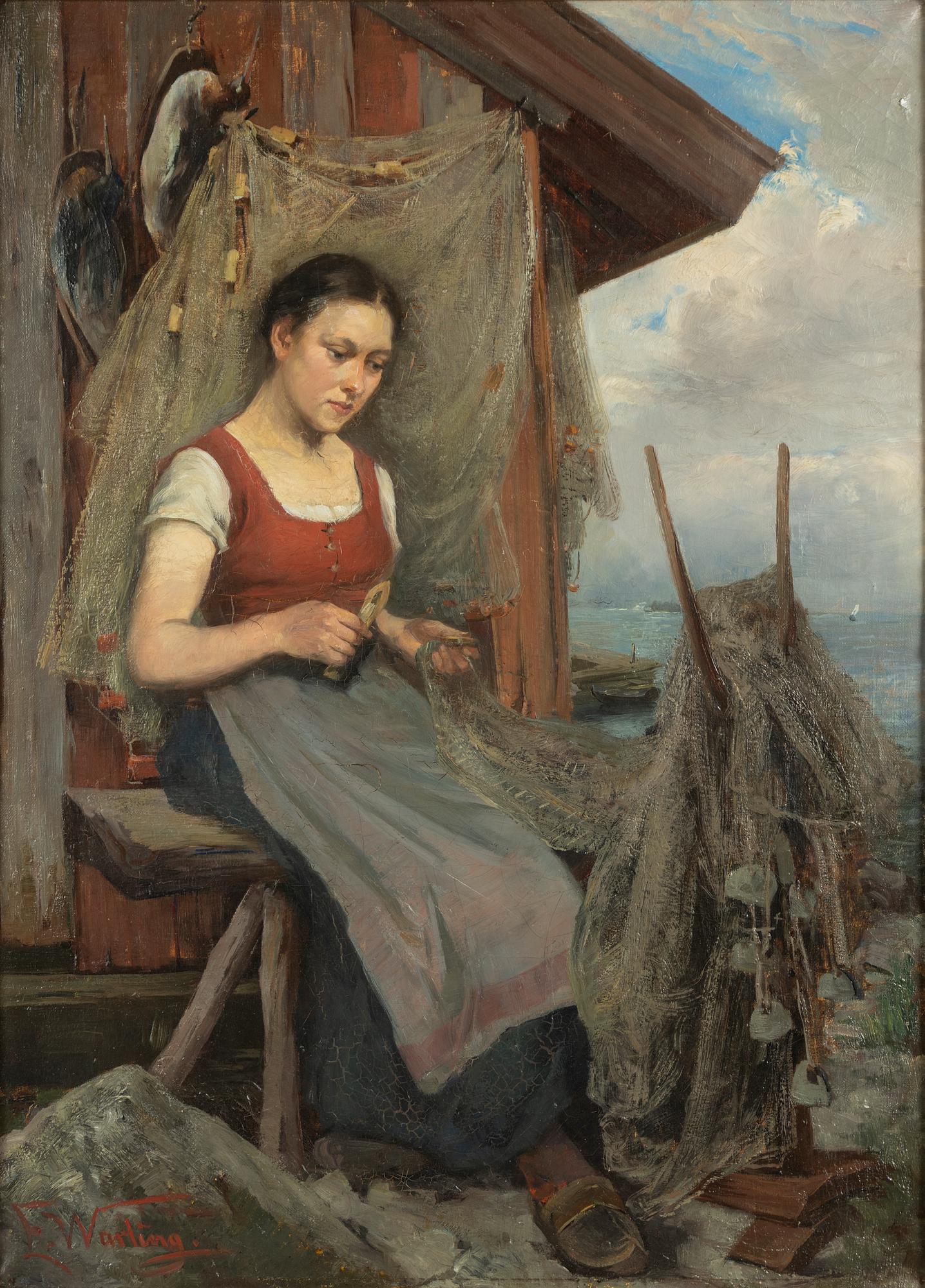 Elisabeth Warling, Näten lagas.