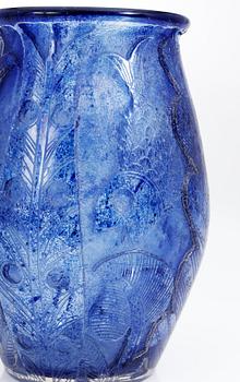 A Daum glass vase, Nancy, France 1920´s.