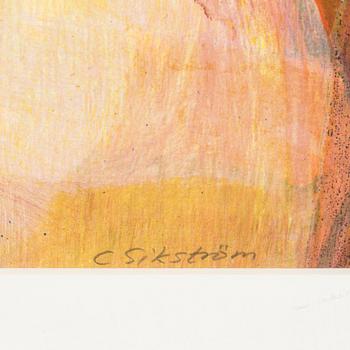 CECILIA SIKSTRÖM, litografi, signerad, numrerad 12/450.