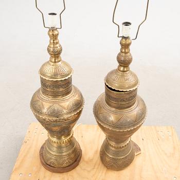 Floor lamps, 2 pcs, 20th century.