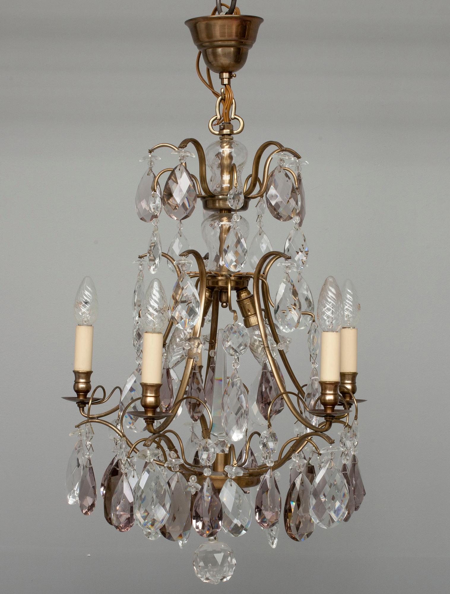 TAKKRONA, barockstil, 1930-tal. Höjd ca 75 cm.
