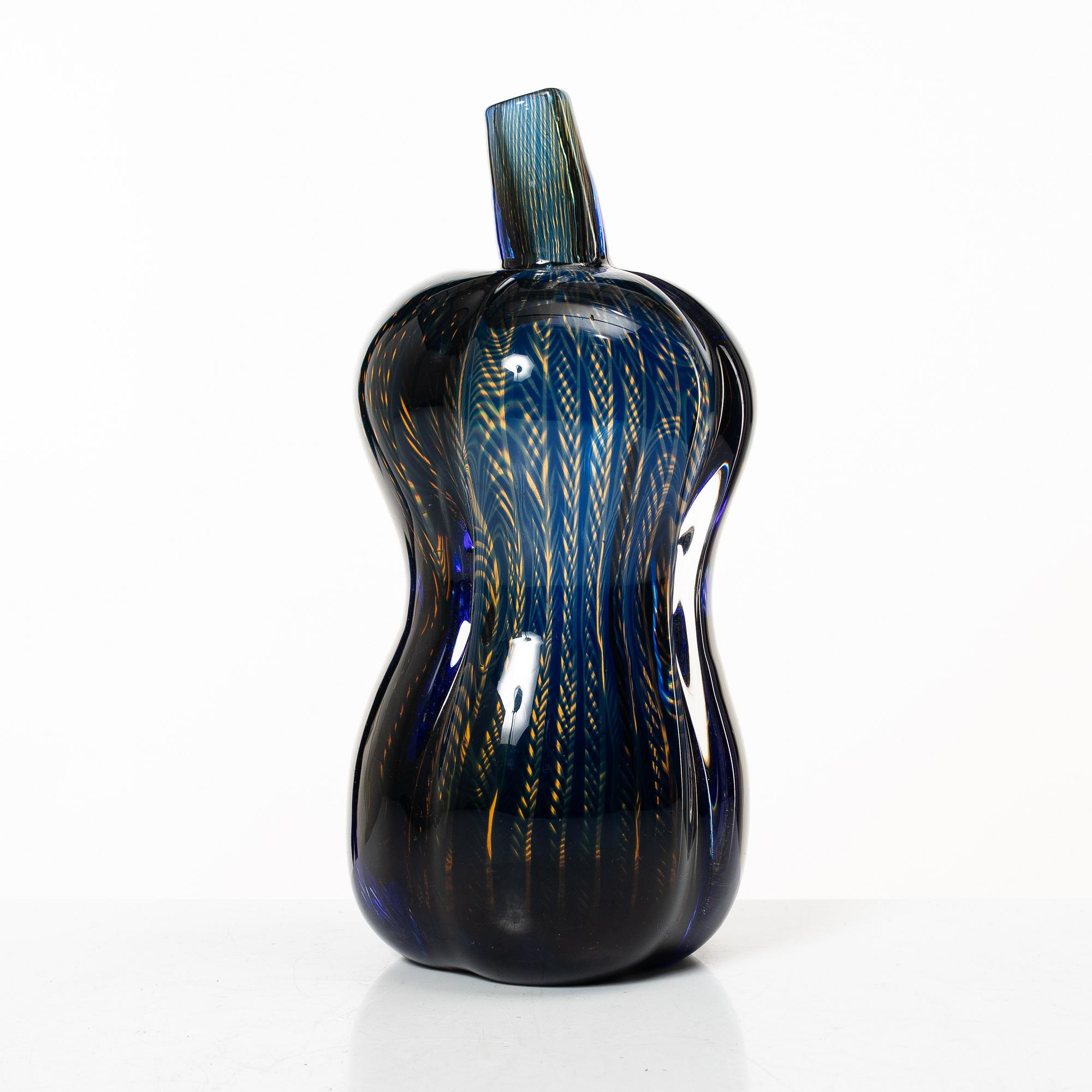 Edward Hald, vas, glas, slipgraal, Orrefors 1973.