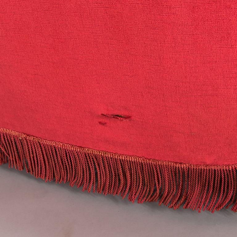 A mid-20th -century sofa and armchair.