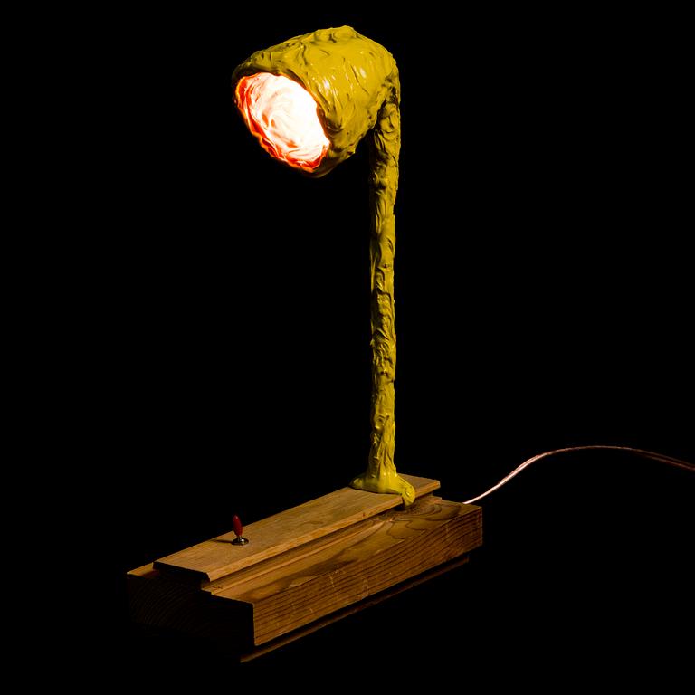 TEEMU SALONEN, a 'Jake' table sculpture/table lamp signed Teemu Salonen 2016.