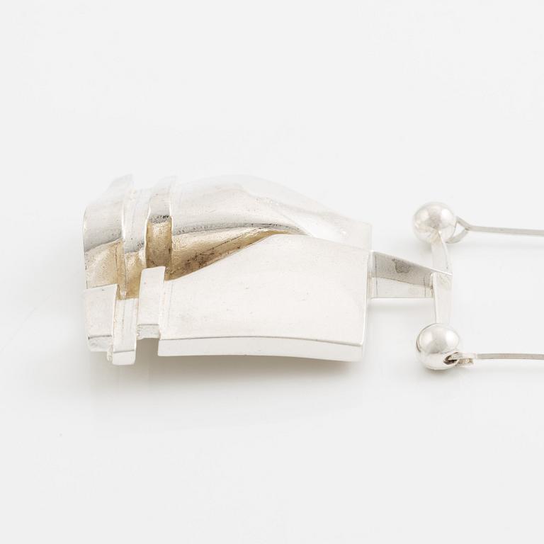 Björn Weckström, Necklace "O2X", sterling silver. Lapponia 1971.