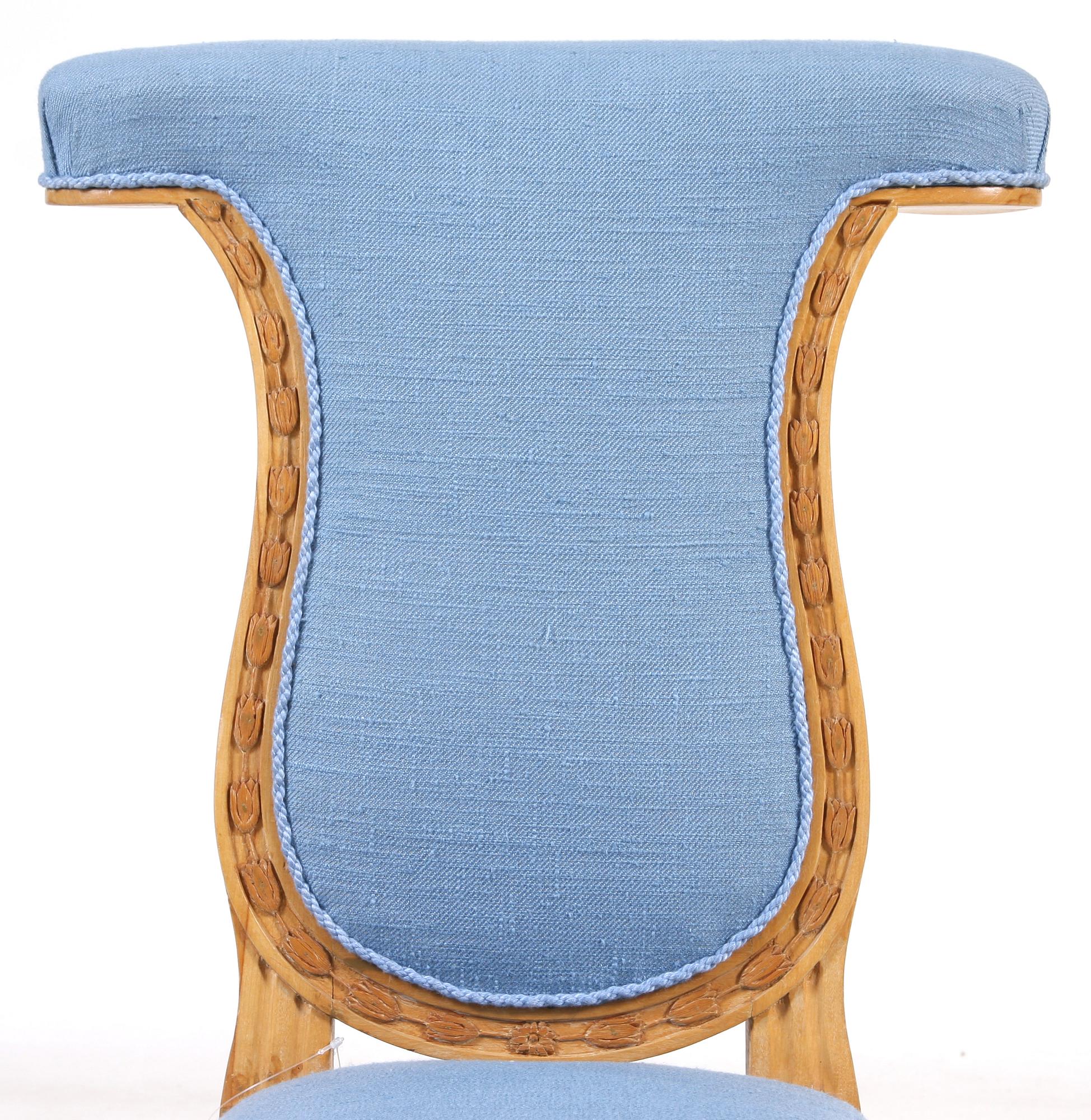 STOL sk Voyeuse av Melchior Lundberg delvis 1700/1800-tal.