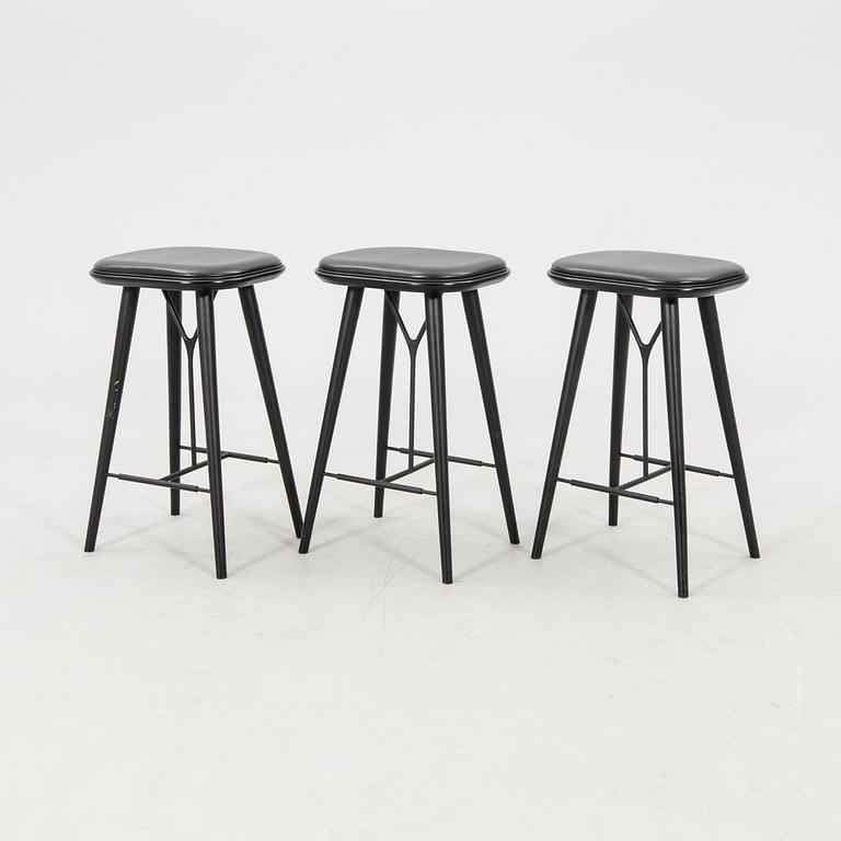 Space bar stools, 6 pcs "Spine" Fredericia 2019 Denmark.