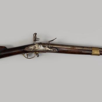 A Swedish flintlock musket.