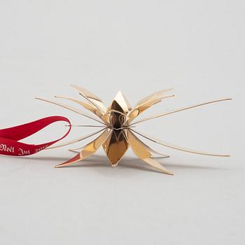 A set of eight Christmas decorations, Georg Jensen, Denmark.