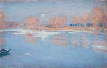 418. William Blair Bruce, "Hiver à Grèz (Seine-et-Marne)".