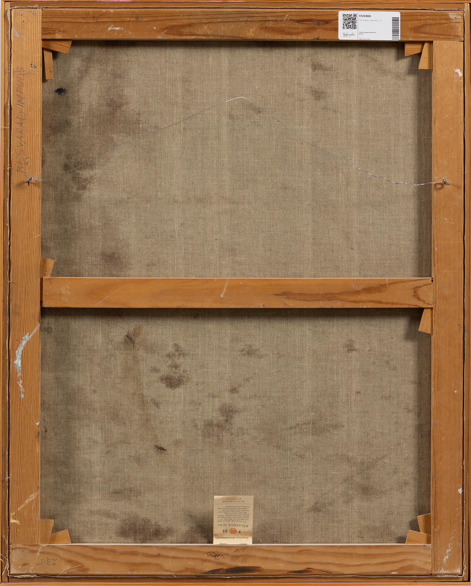 CO Hultén, untitled.