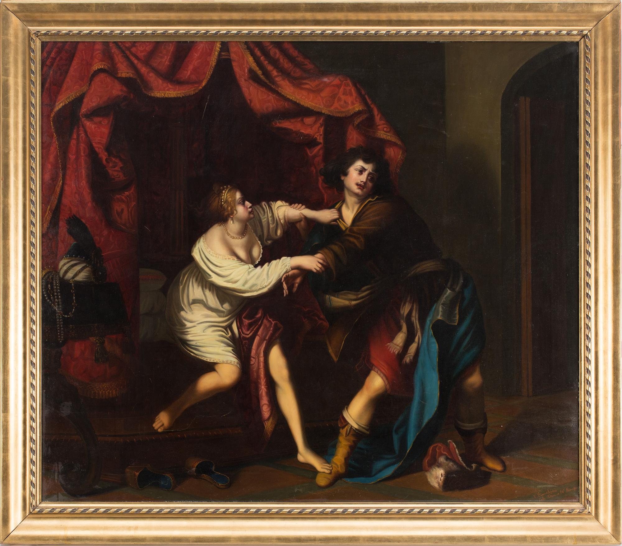 An unknown 19th century artist, copy after an old master.