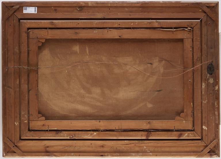 Olof Hermelin, Strand med båtar och figurer.