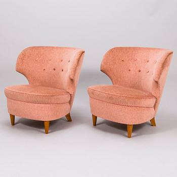 A mid 1950's 3-piece sofa suite.