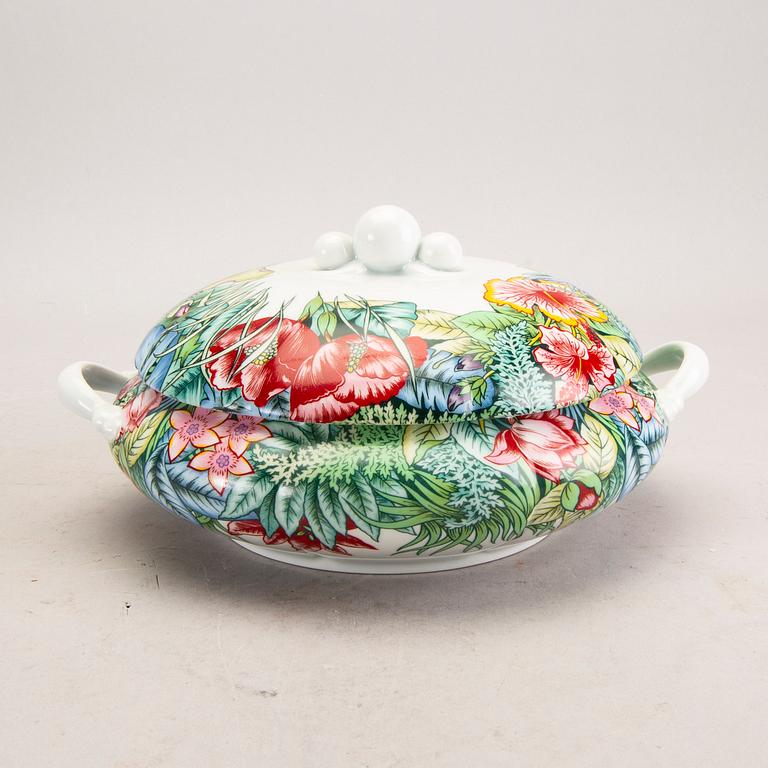Paul Marrot, servis, "Eden" 46 dlr Limoges Frankrike 1900-talets andra hälft porslin.
