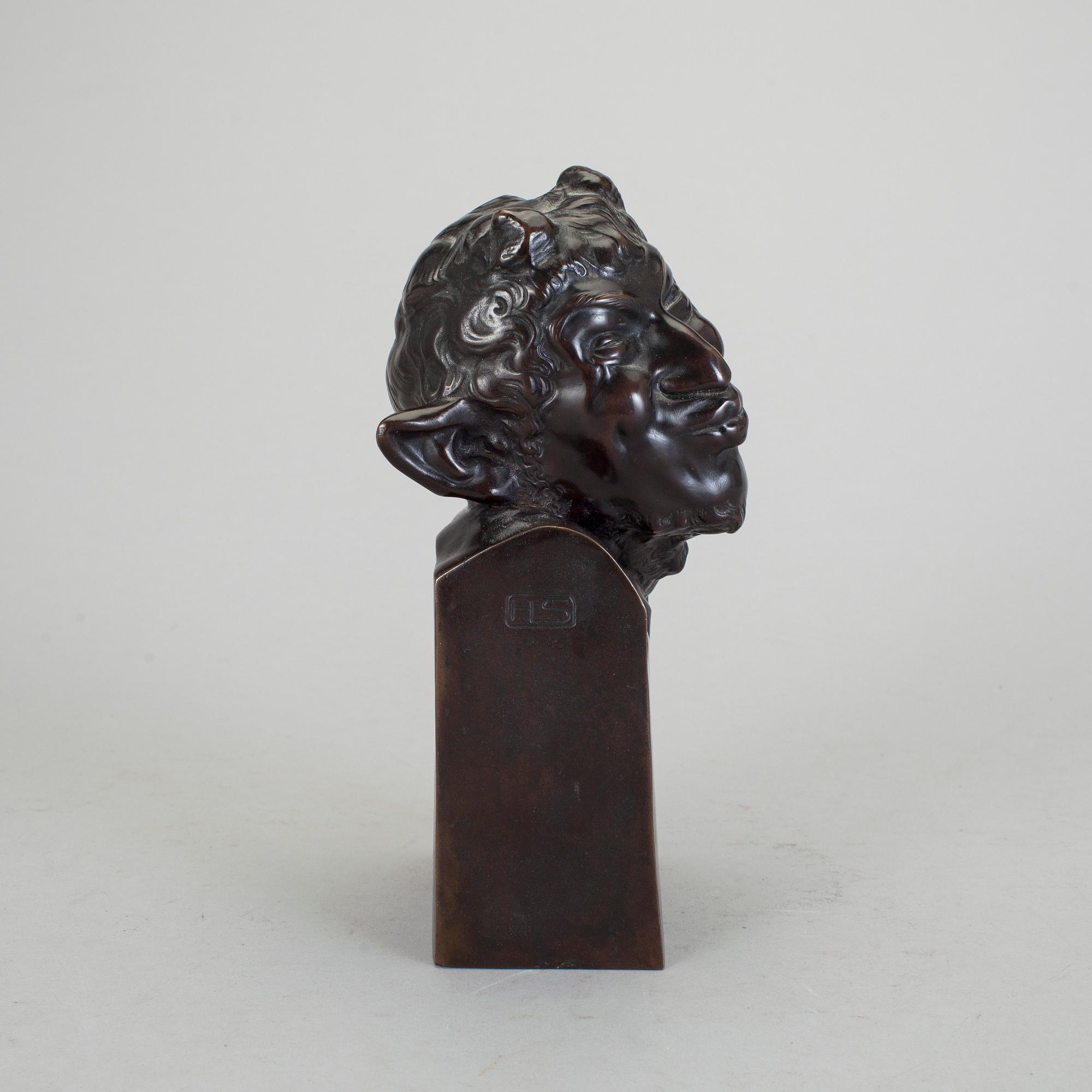 HANS SCHWEGERLE, Skulptur, brons, signerad.