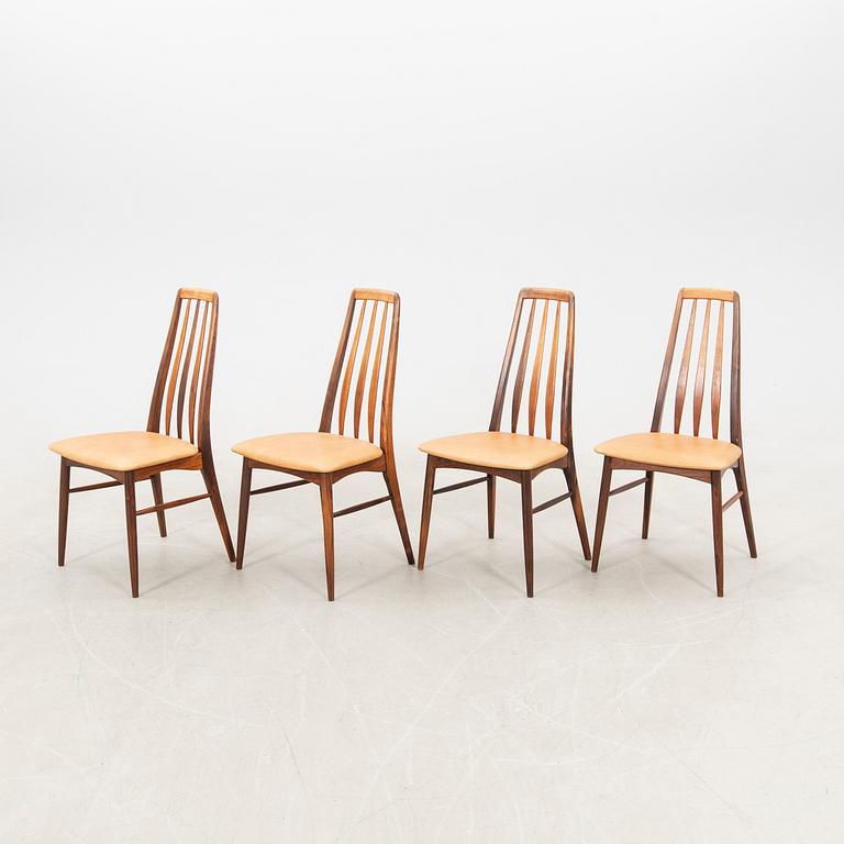 Ib Kofod-Larsen, chairs 4 pcs Denmark 1960s.