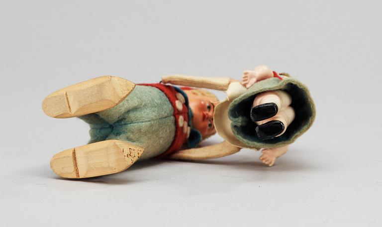 A German Schucofigure, 1930s.