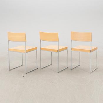 Enzo Berti, chairs 6 pcs "CUBA", Lapalma, Italy late 20th century.