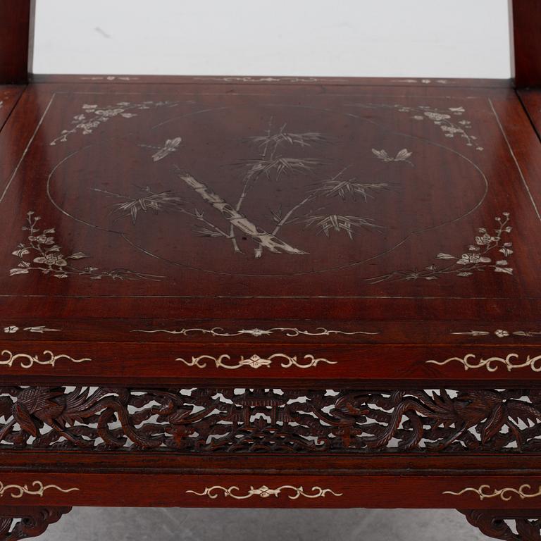 A hardwood table, China, 20th century.