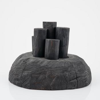 Co-Lab (Markus Emilsson, Camilla Carnmo, Carl-Oscar Karlsson), sculpture, "Allt Smör i Småland", 2016.