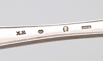 RAGUSKED, silver, Johan Wilhelm Zimmerman, Stockholm 1804. Vikt ca 148 g.