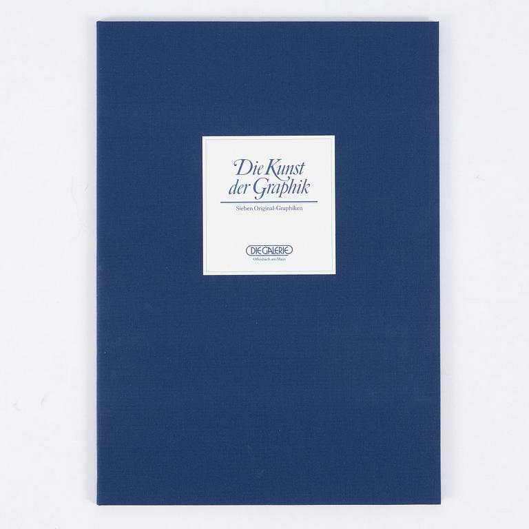"Die Kunst der Graphik", suite comprising 6 prints, 1982, signed 4343/10000.