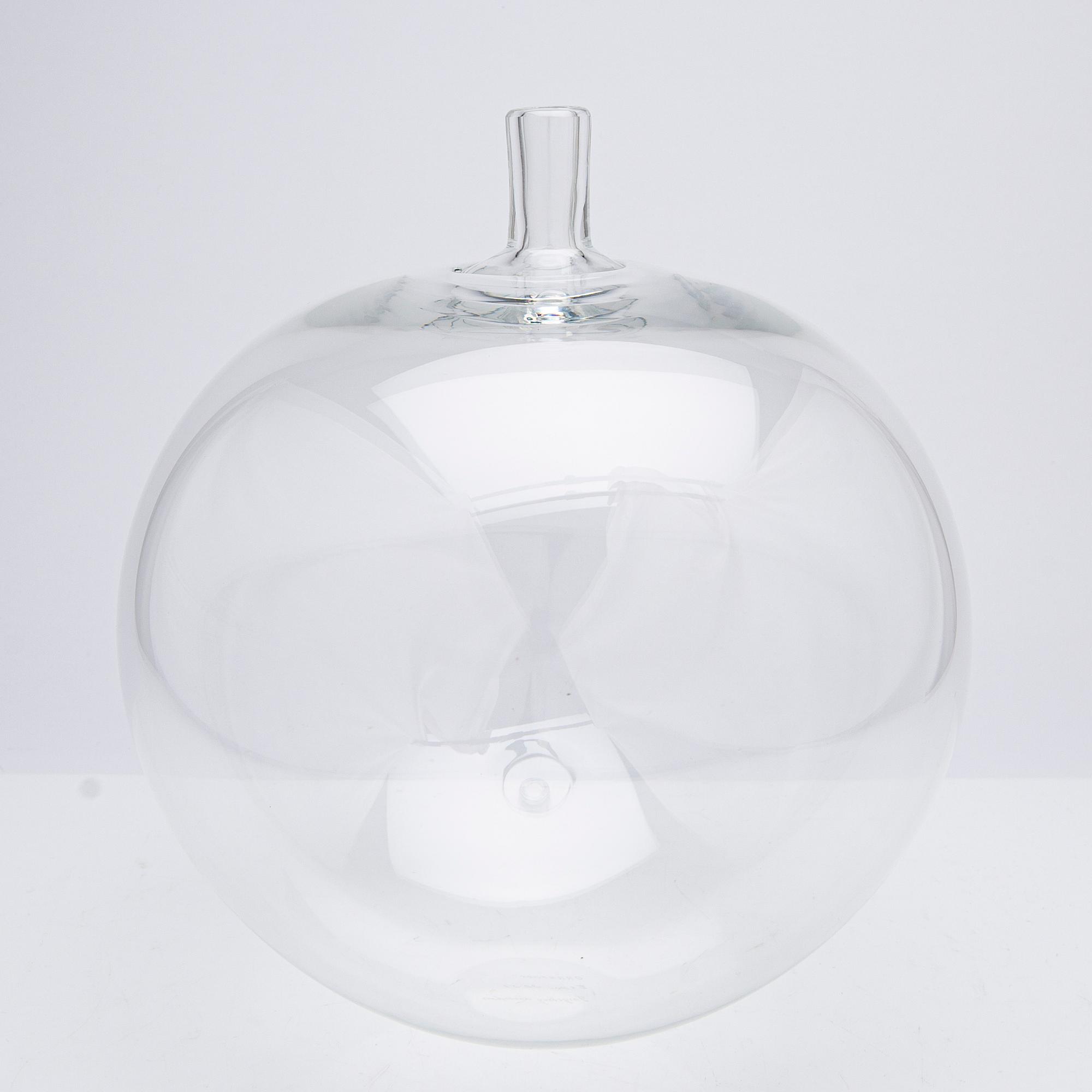 Ingeborg Lundin, vas, glas, "Äpplet", Orrefors, efter 1957.