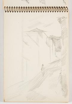 Lotte Laserstein, 4 skissböcker med blyertsteckningar.